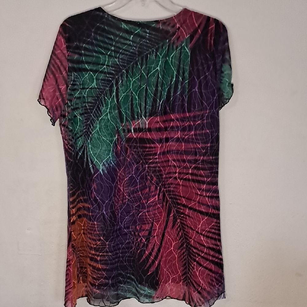Serengeti Women's Size Large  Multicolor Blouse - Picture 3 of 8